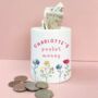 Personalised Floral Money Box, thumbnail 1 of 2