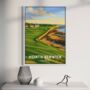 North Berwick Golf Course Poster – Golf Wall Art Print | Gift For Golfers, Dad, Husband, Golf Gift For Him, Father's Day Gifts, thumbnail 1 of 2