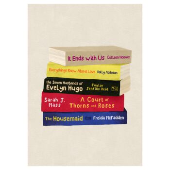 Personalised Favourite Books Print, 5 of 5