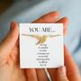Encouragement Gift For Her, Hummingbird Bracelet, thumbnail 1 of 8