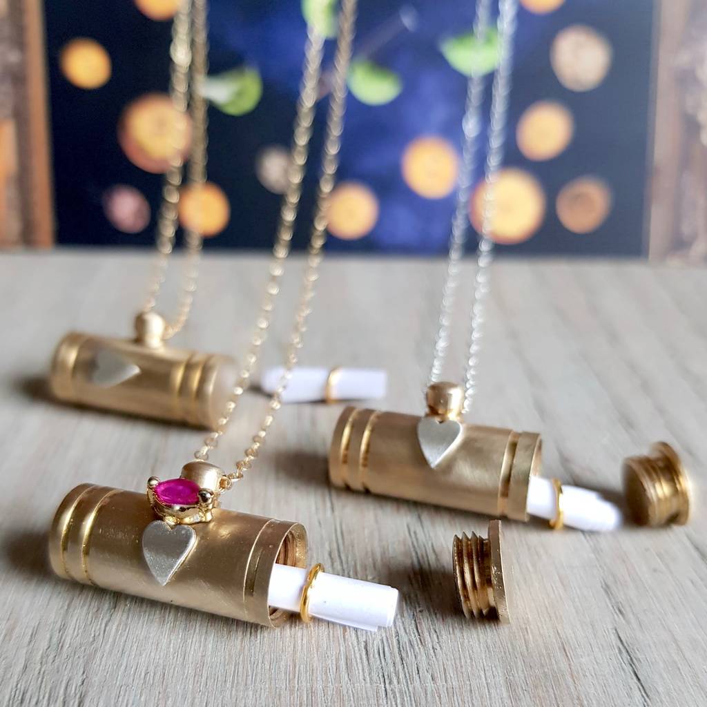 Secret Capsule Keepsake Pendant By Katie Weiner Jewellery