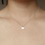 Small Cat Face Necklace With Diamonds, thumbnail 4 of 5