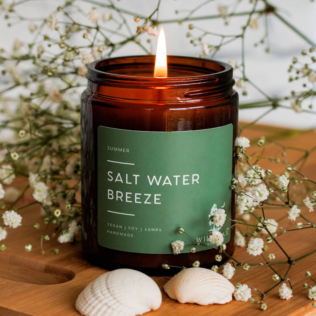 Salt Water Breeze Soy Candle By WILDRACE