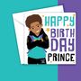 Prince Mixed Race Boy Birthday Card, thumbnail 1 of 5