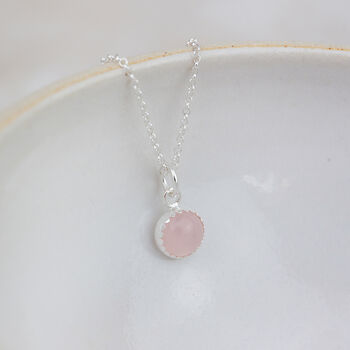 Sterling Silver Large Gemstone Pendant, 10 of 12