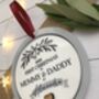 First Christmas As Parents Personalised Decoration, thumbnail 2 of 3