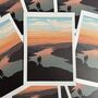 'Sunrise Over The Lake District' A4 Print, thumbnail 4 of 5