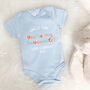 Uncle You're My Favourite Personalised Bright Babygrow, thumbnail 2 of 6