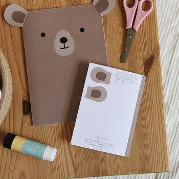 Father's Day Daddy Bear Recyclable Animal Card, 5 of 8