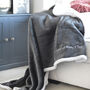 Personalised Maternity Mummy And Me Charcoal Blanket, thumbnail 1 of 4