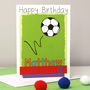 Personalised Football Team Birthday Card, thumbnail 8 of 11
