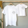 Personalised Woodland Wondering, Daddy And Me T Shirt Or Set, thumbnail 2 of 3