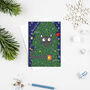 Cheeky Cat Christmas Card, thumbnail 2 of 3
