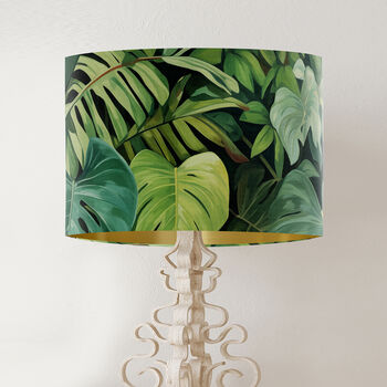 Altamira Jungle Palm Leaves, Tropical Lampshade, 2 of 7
