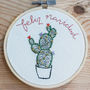 Embroidered Mexican Fiesta Christmas Cactus Decoration, thumbnail 3 of 3