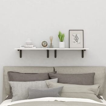 Set Of Two Floating Shelves Mounted, 7 of 10