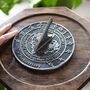 10th Tin Anniversary Sundial Gift Celebration Present, thumbnail 4 of 5