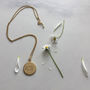 Double Initial Necklace In Silver And Gold, thumbnail 5 of 7