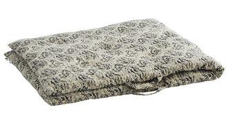 Floral Or Striped Danish Cotton Floor Mattress, 4 of 4