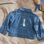 Personalised Peter Rabbit Children's Denim Jacket, thumbnail 1 of 4