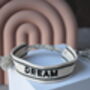 Braided Message Bracelet And Pearl Bracelet Set, thumbnail 4 of 8