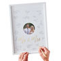 Gold Foiled Mr And Mrs Alternative Guest Book Frame, thumbnail 2 of 3