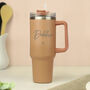 Personalised Heart Extra Large Travel Cup With Handle, thumbnail 2 of 7
