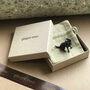 Miniature Bronze Rabbit Sculpture 8th Anniversary Gift, thumbnail 9 of 12