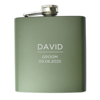 Wedding Party Hip Flask, 4 of 12