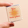 Tiny Matchbox Ceramic Sunshine Token, thumbnail 3 of 4