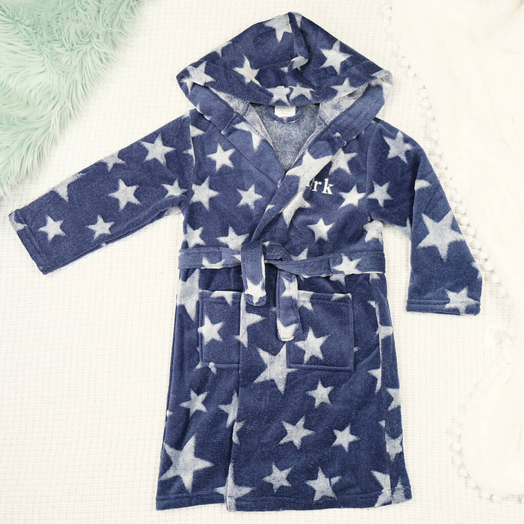 Personalised Star Kids Bathrobe By KEEDD
