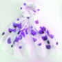 Poppy Purple Flower Lightweight Scarf, thumbnail 1 of 1
