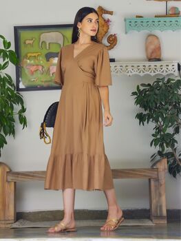 Bliss Brown Maxi Dress, 3 of 4