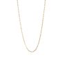 Yellow Gold Skinny Paperclip Chain Necklace, thumbnail 3 of 4