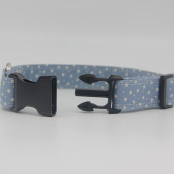 Light Blue Star Dog Collar, 2 of 8