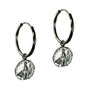 Aethra Silver Earrings, thumbnail 4 of 8