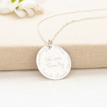 Personalised 'We Are Family' Necklace, 4 of 9