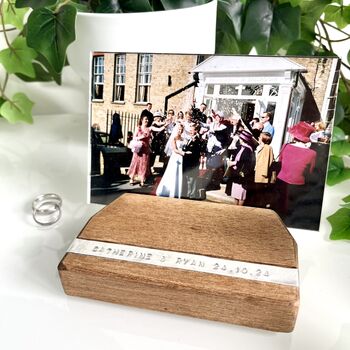 Personalised Wooden Photo Block, 9 of 12