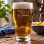 70th Birthday Gift Shooting Star Engraved Pint Glass, thumbnail 4 of 10