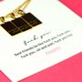 Fuck You Three Pc 18k Gold Plated Friendship Necklace, thumbnail 4 of 11