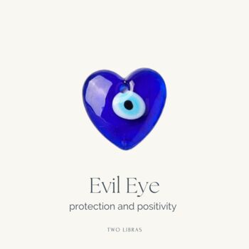 Evil Eye Black Tourmaline Crystal Healing Bracelet, 6 of 6