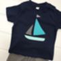 Baby Sailing Boat T Shirt, thumbnail 4 of 4