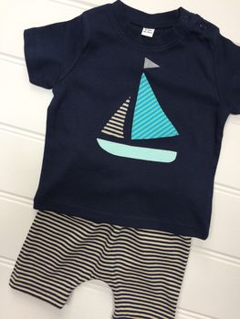 Baby Sailing Boat T Shirt, 4 of 4