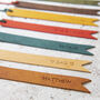 Handmade Personalised Leather Bookmark With Tassel, thumbnail 2 of 7