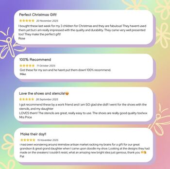 Doodle My Shoe, Customise Your Own Trainers! Doodle And Wash Kids Shoes! Ideal Xmas Gift/ Perfect Christmas Gift, 3 of 11