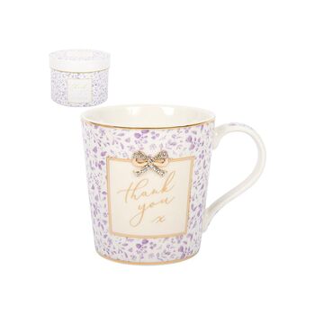 'Thank You' Fine China Coffee Mug In Matching Luxury Gift Box, 2 of 4