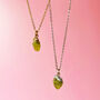 Personalised Peridot August Birthstone Necklace, thumbnail 2 of 9