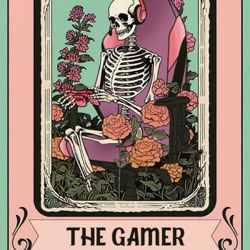Tarot Themed 'The Gamer' Print, 4 of 4