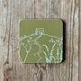 Rame Head Cork Backed Coasters, thumbnail 2 of 7