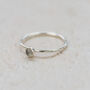Sterling Silver Birthstone Stacking Ring, thumbnail 9 of 12